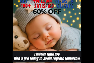 create monetizable kids lullaby, baby sleep music animation for youtube