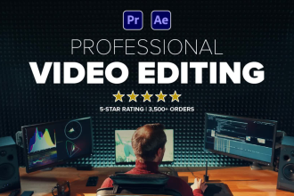 professionally edit your video using premiere pro