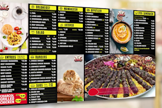 setup editable digital menu with free digital signage software access