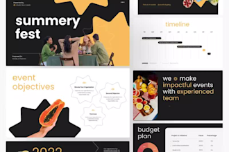 redesign and animate your powerpoint presentation and pitch deck