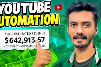 setup youtube automation channel business and create cash cow videos for you