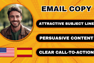 write professional email copy for you