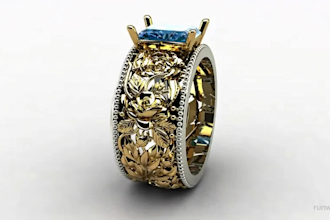 create and render 3d cad jewelry