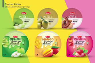 do sticker label, food packaging, and custom stickers
