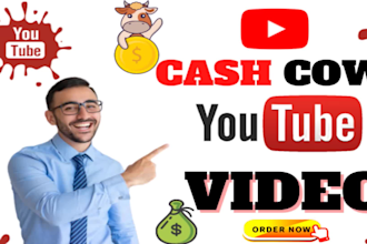 create faceless top 10 youtube cash cow videos editing with setup channel