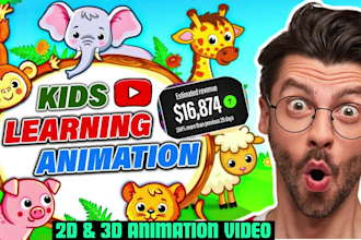 create captivating kids learning videos for youtube