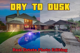 day to dusk photo editing 4 to 6 hour