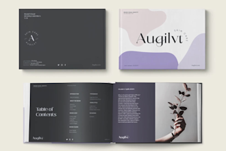 Top 5! design modern brand identity and brand style guide