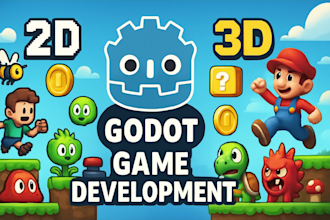 develop a 2d game for you in godot