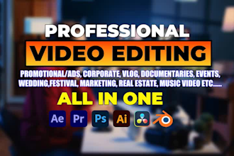 deliver high quality cinematic video editing service