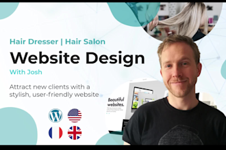 develop a hair salon website