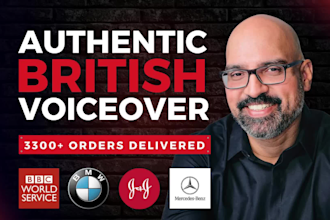 narrate your podcast in a british voice over voiceover not ai