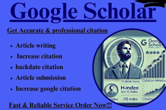 increase google scholar citation, backdated citation in index journal