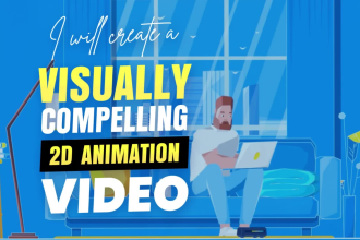 create a visually compelling 2d animated explainer video