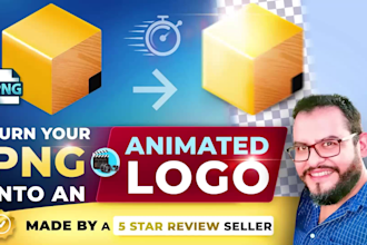 turn your png into an animated logo