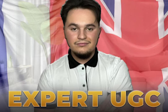 be your expert model ugc ads