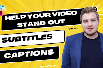 add animated subtitles to your video