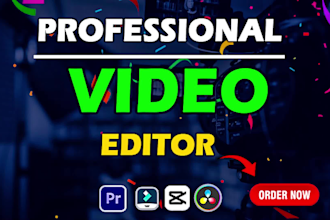 do professional video editing for youtube and business