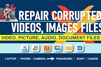 repair and recover videos, pictures, audio, document files