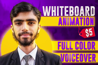 create a colorful whiteboard animation explainer video, saas explainer video