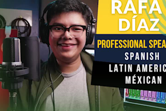 be your announcer in spanish from latin america