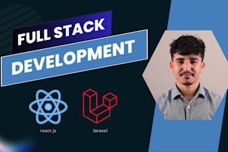 be your react js and php laravel fullstack web developer