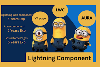 create lightning component and visual force pages