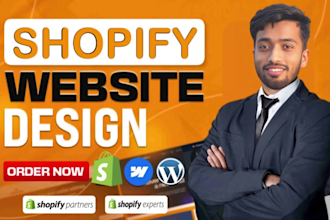 create shopify store, build shopify website design, shopify dropshipping store