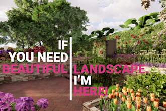 be your professional landscape architect, garden patio yard site plan pool house