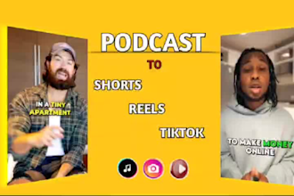 edit your podcast into short form viral video clips