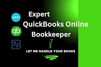 do bookkeeping, quickbooks clean up, and data entry for quickbooks online