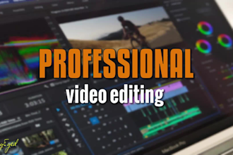edit your video for youtube, facebook, instagram ,tiktok