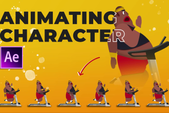 create animation for your 2d character with after effects