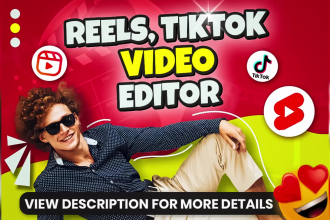 edit instagram reel ,tiktok video for you