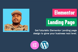 design your wordpress website landing pages using elementor