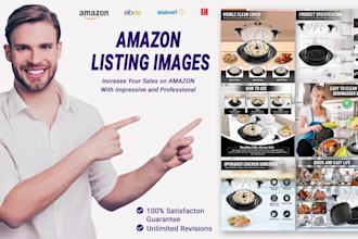 do your amazon product editing, infographic and lifestyle images