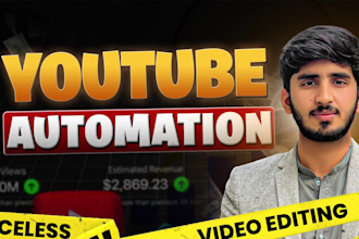 manage a faceless channel or edit a faceless videos