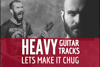 record amazing rock, heavy metal guitar, solos for your song