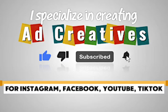design creative facebook ads, instagram posts, flyers