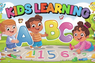 create kids learning videos for youtube animation for kids