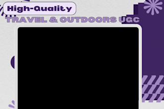 create luxury travel, lifestyle brand, ugc video marketing content