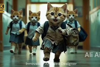 create amazing cash cow animated ai stories or ai video art
