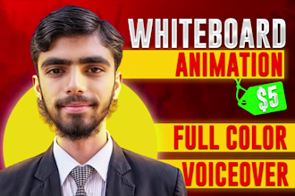 make custom whiteboard animations, elearning course, app explainer video