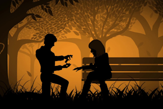 do high quality silhouette animation, silhouette art wallpaper  or shadow style