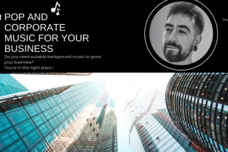 compose pop and corporate music for your business