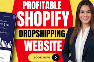 build a successful shopify dropshipping store, automated ecommerce website