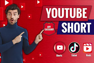 edit youtube shorts, instagram reels and tiktok videos for you
