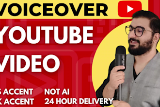 be your youtube channels voiceover