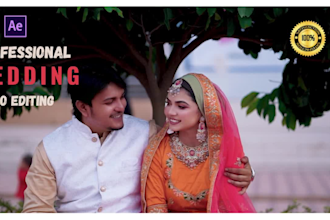 professionally edit asian wedding videos with cinematic style