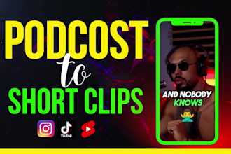 repurpose podcast to ig reels, tiktok and youtube shorts
